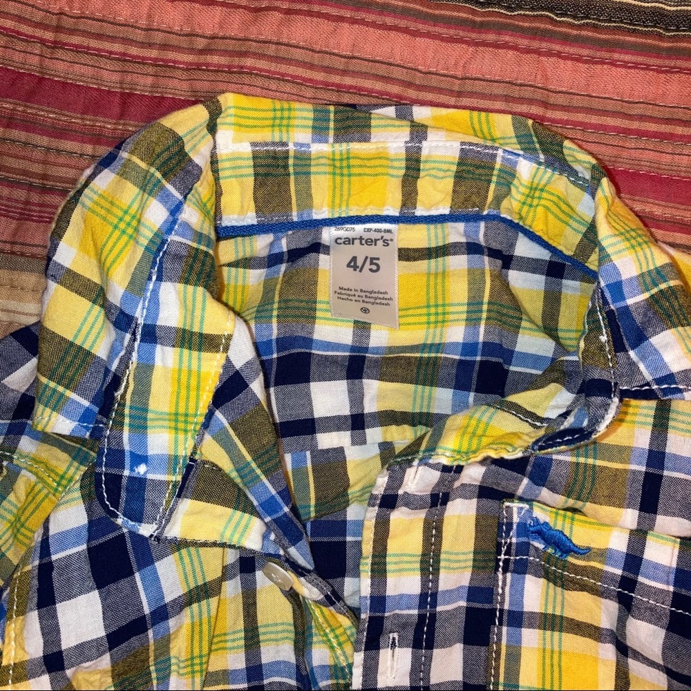 Plaid Button Down - Picture 2 of 2